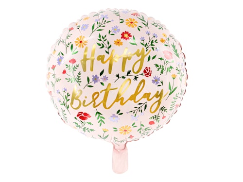 Folieballong Happy Birthday 43 cm