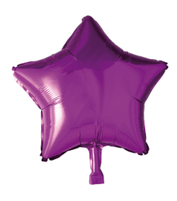Folieballong- Stjärna Stark Rosa
