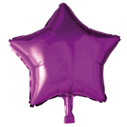 Folieballong- Stjärna Stark Rosa