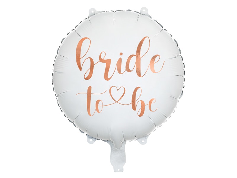 Folieballong -Bride To Be Roséguld