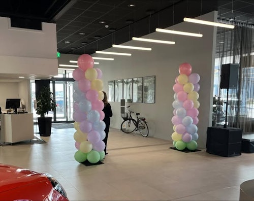 Ballongpelare inklusive Ballonger
