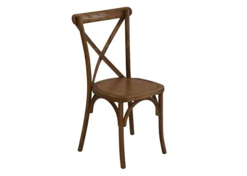 Cross back stol