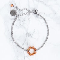 Elegant Kristall Armband - Apelsinen A