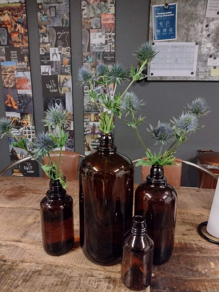 Industriglasflasker Mellem