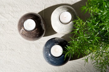 Fyrfadsstage Multistone Blue