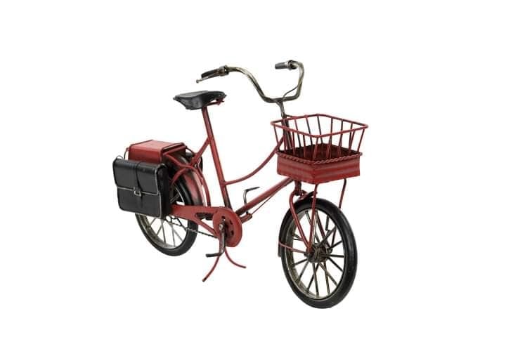Deko cykel Rød - Milto-living