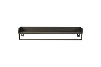 Sort metal hylde