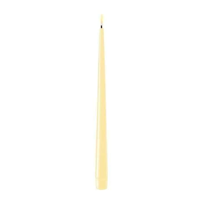 Dinner candle Light Yellow 28 cm