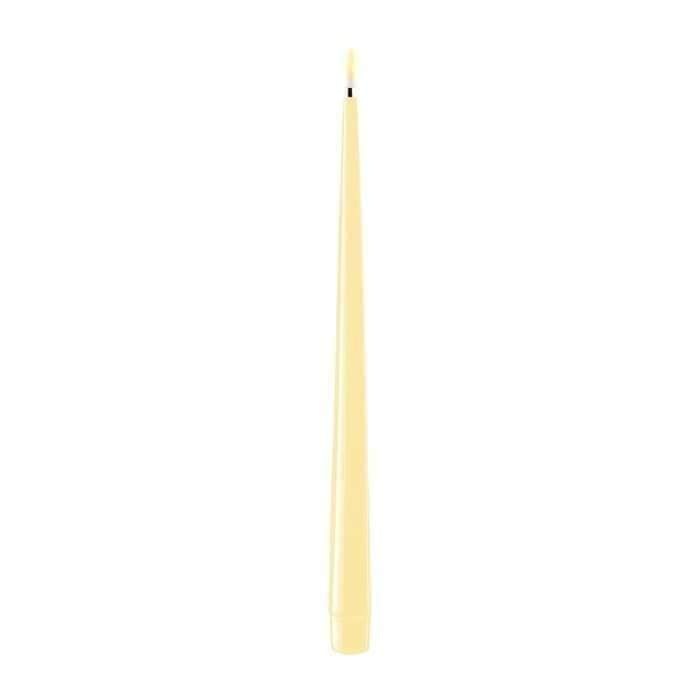 Dinner candle Light Yellow 28 cm