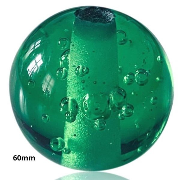 Kugle 60 mm Raindrop Flaske grøn