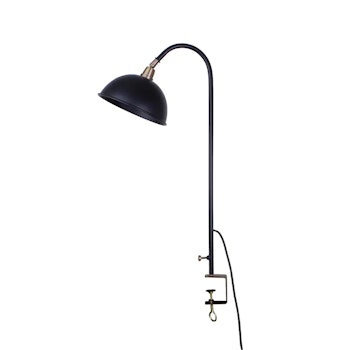 Bord lampe Pelle Sort