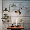 Bord lampe Pelle Sort