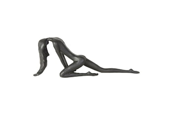 Figur kvinde sort st.jern