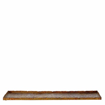 Brændt zink bakke