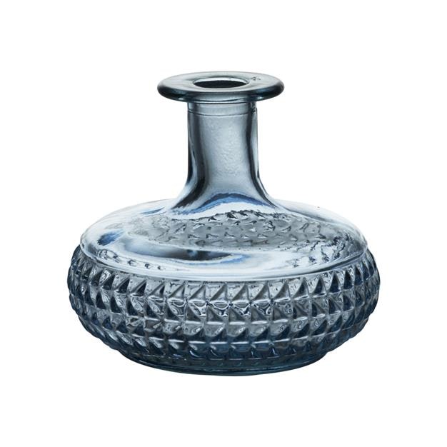 Diamond vase blå