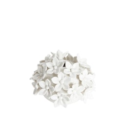 Blomster vase Hvid