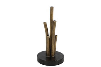 Vase kobber/sort