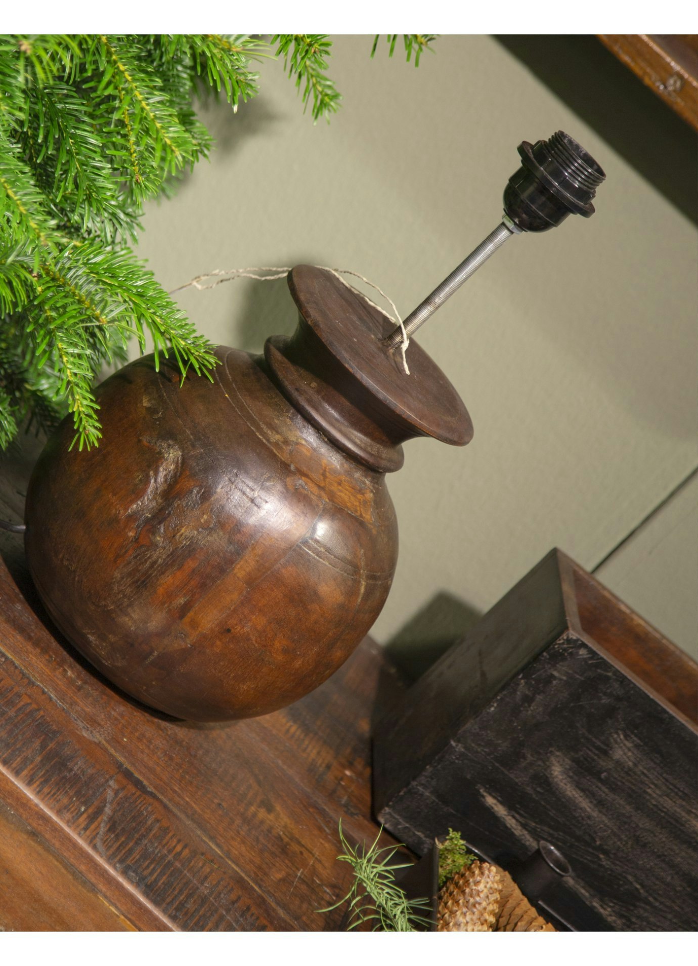 UPCYCLING - Bordlampe af krukke