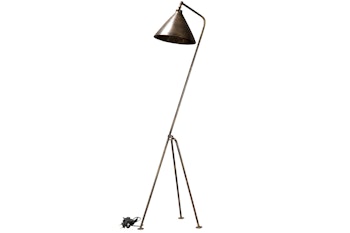 Gulv lampe Antik messing