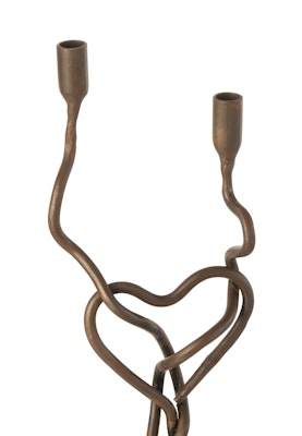 Skulpturelt lysestage