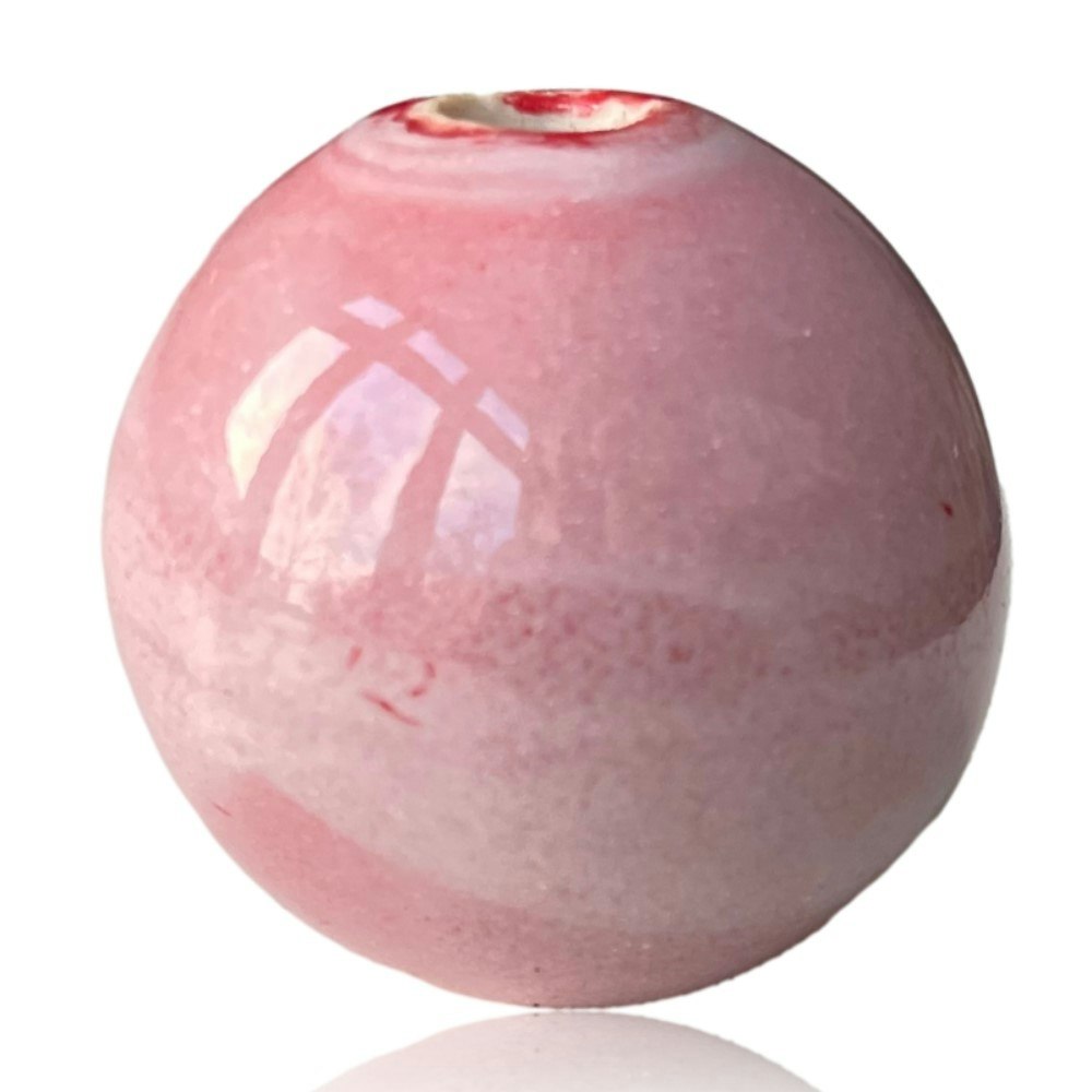 Pink/hvid kugle