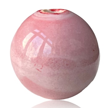 Pink/hvid kugle