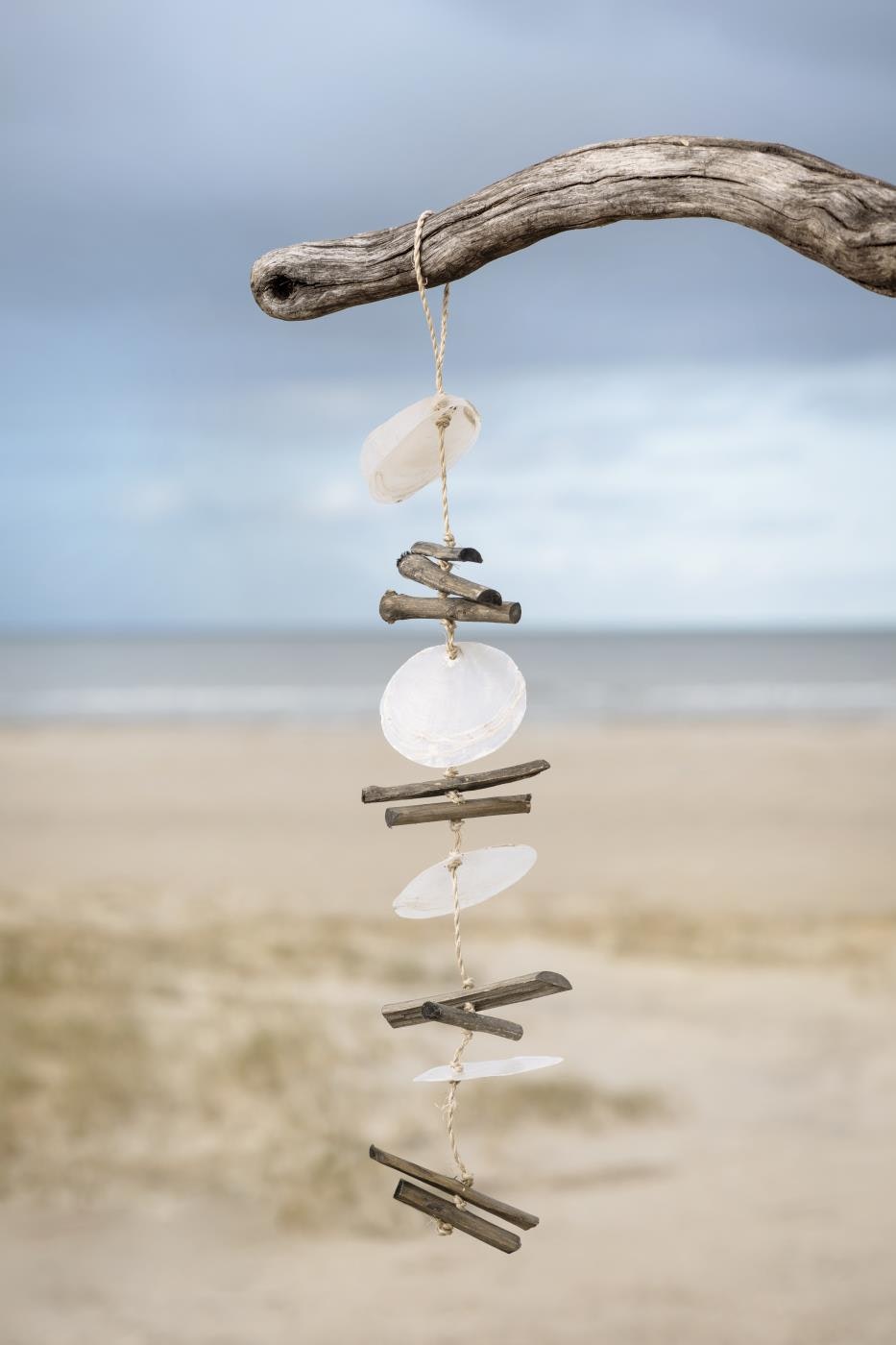 Ranke m/strandskaller og træpinde