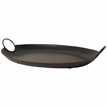 Bakke, Oval, brændt