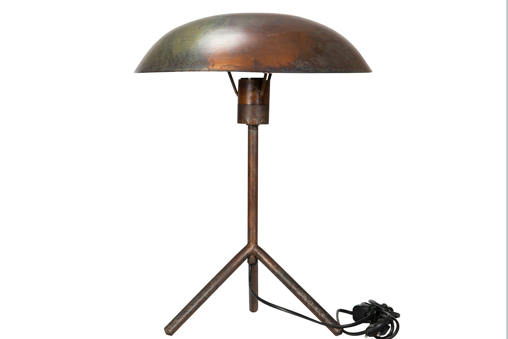 Bordlampe Kobber look