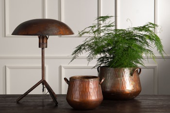 Bordlampe Kobber look