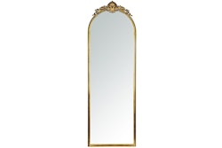 Spejl Aflang Ornament Guld