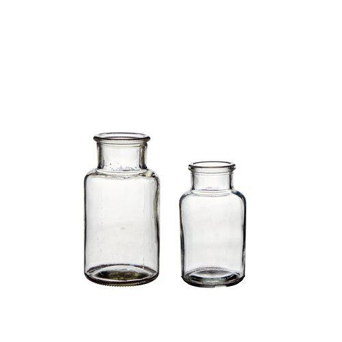 Klar glas sæt /2 stk