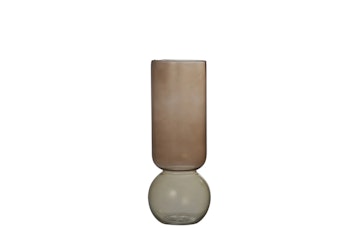 Ebony glas vase