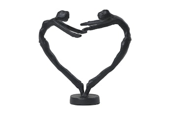 Hjerte metal figur