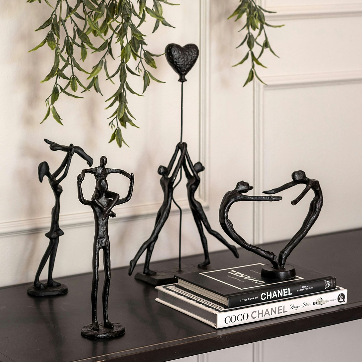 Hjerte metal figur