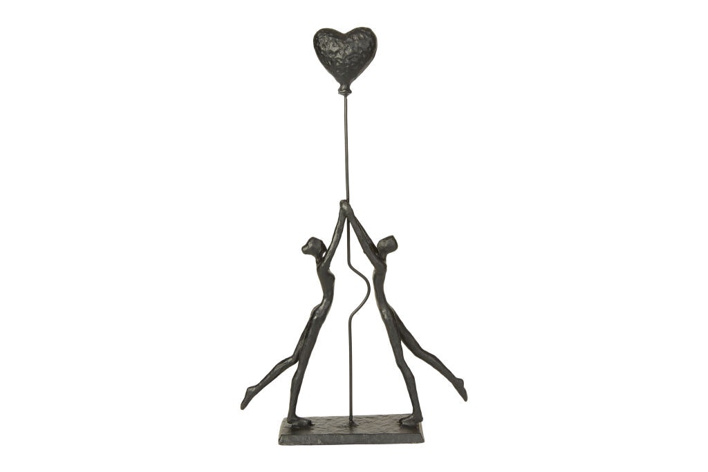 Figur med hjerteballon