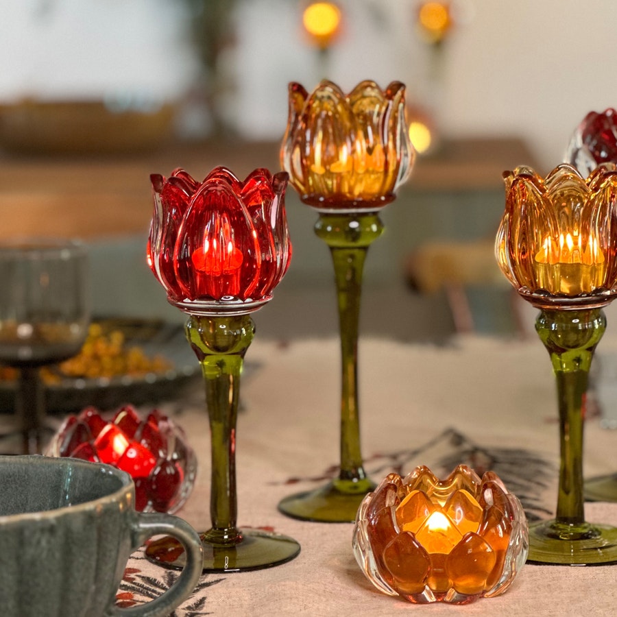 Lysestage PROTEA Dyb Orange