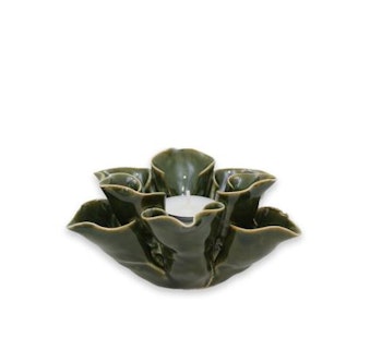 Fyrfadsstage Flower Green