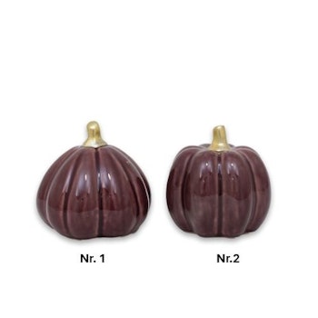 Græskar Fenja Aubergine Stor