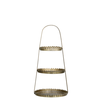Etagere, antique messing