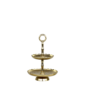 Etagere m. blondekant