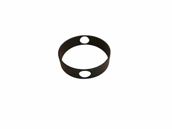 Metalring sort 6 cm