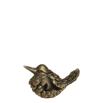 Fugl antik messing