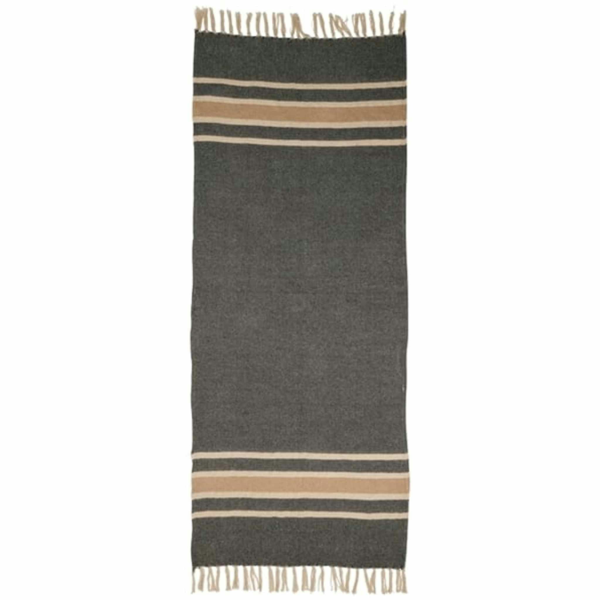 Picnictæppe, Mila-Natur/Navy/Beige