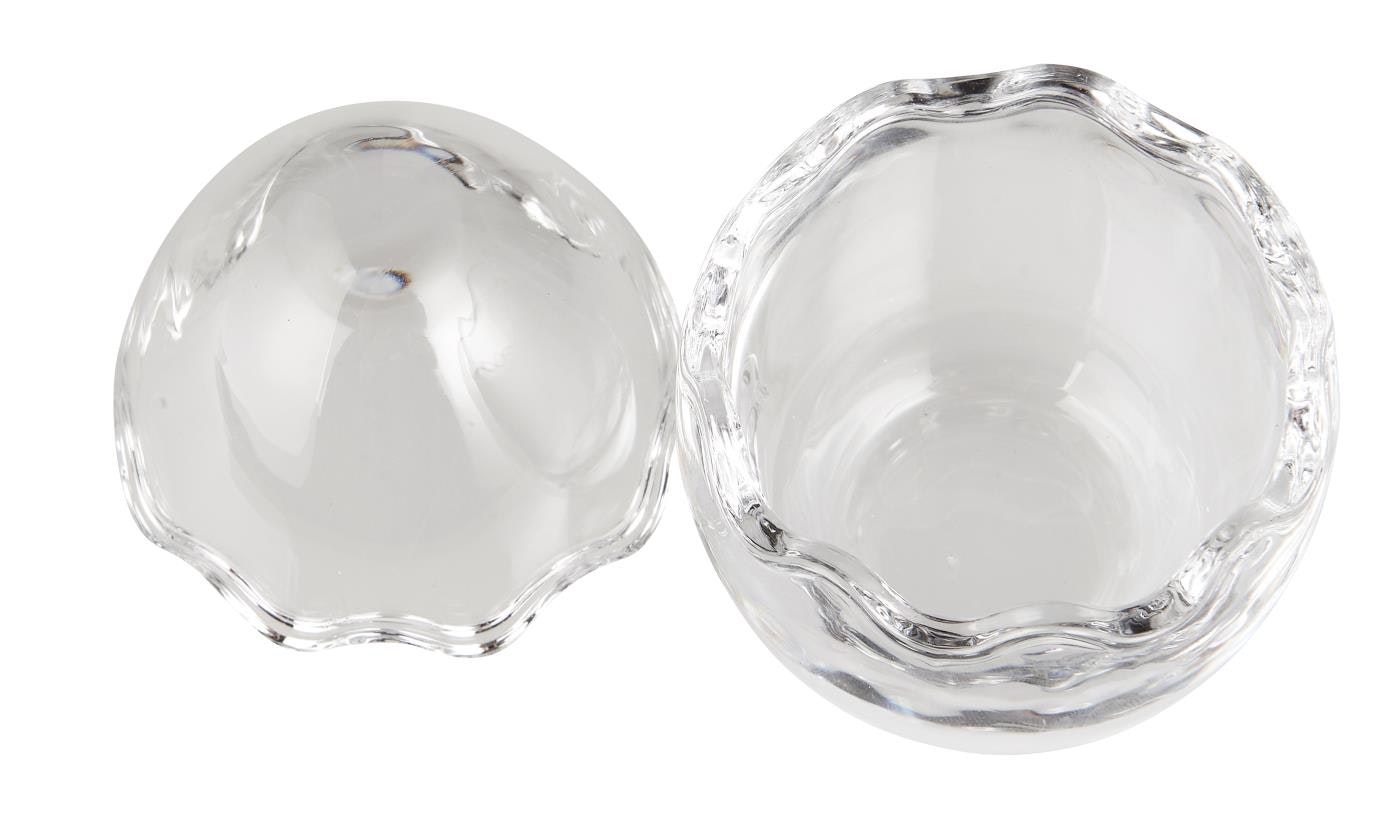 Glas æg todelt