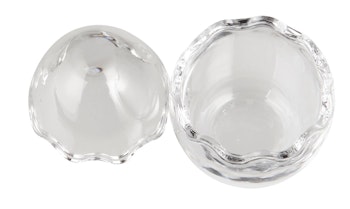 Glas æg todelt