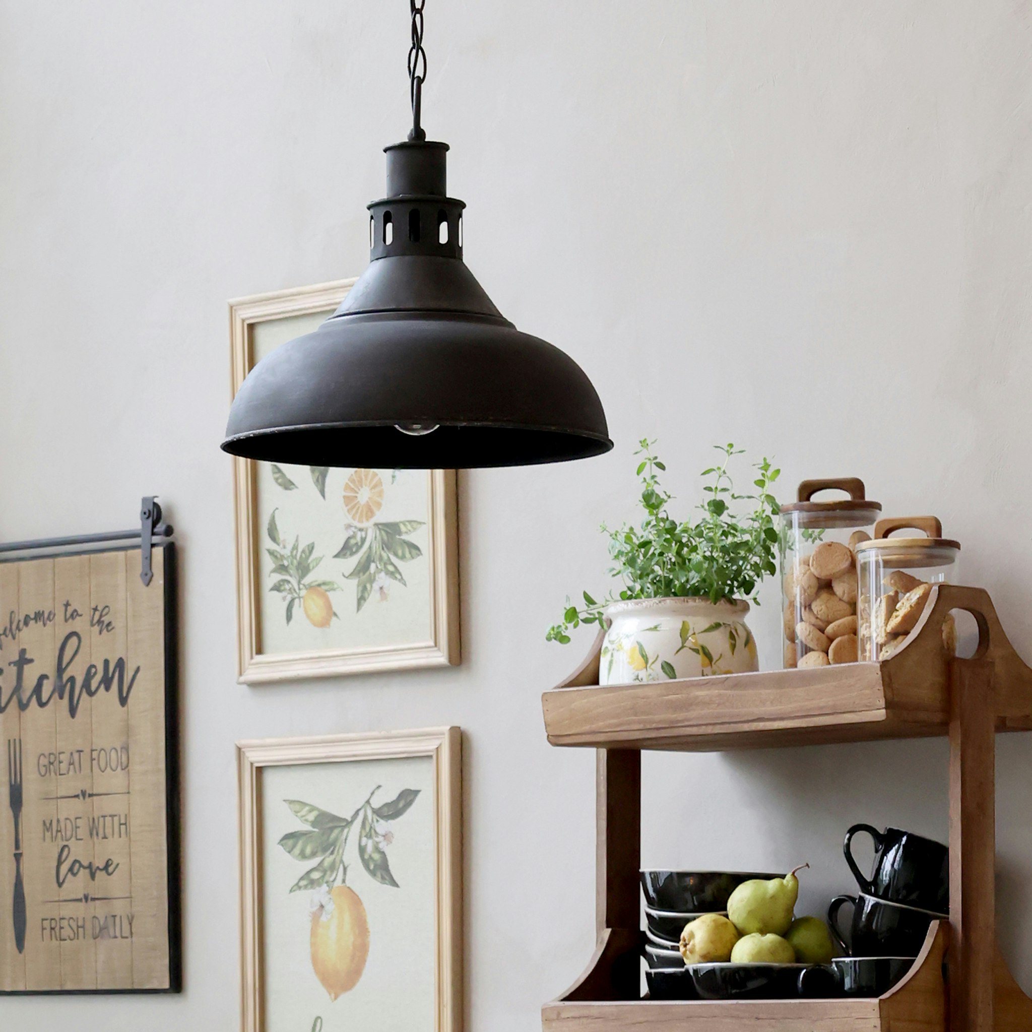 Factory Lampe, Antique Sort