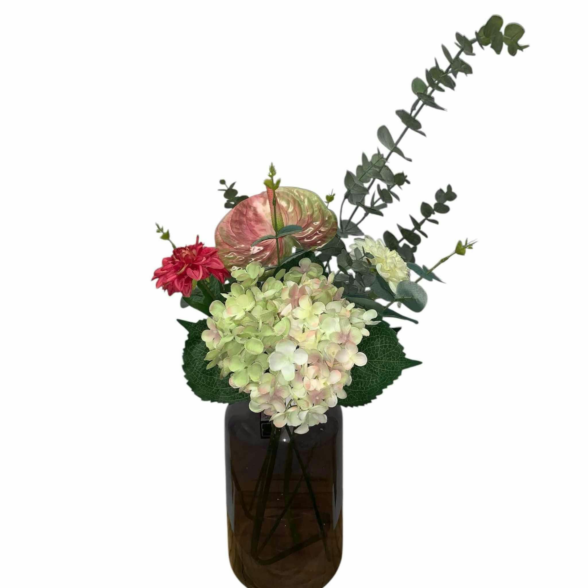 Buket med hortensia