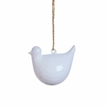 Feya påskeophæng fugl glas