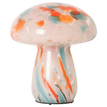 Lampe Mushy, orange, hvid og blå